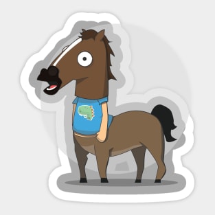 Be Yourself, Unless You Can Be A Horse Sticker